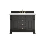 Brookfield 48" Single Vanity, Black Onyx