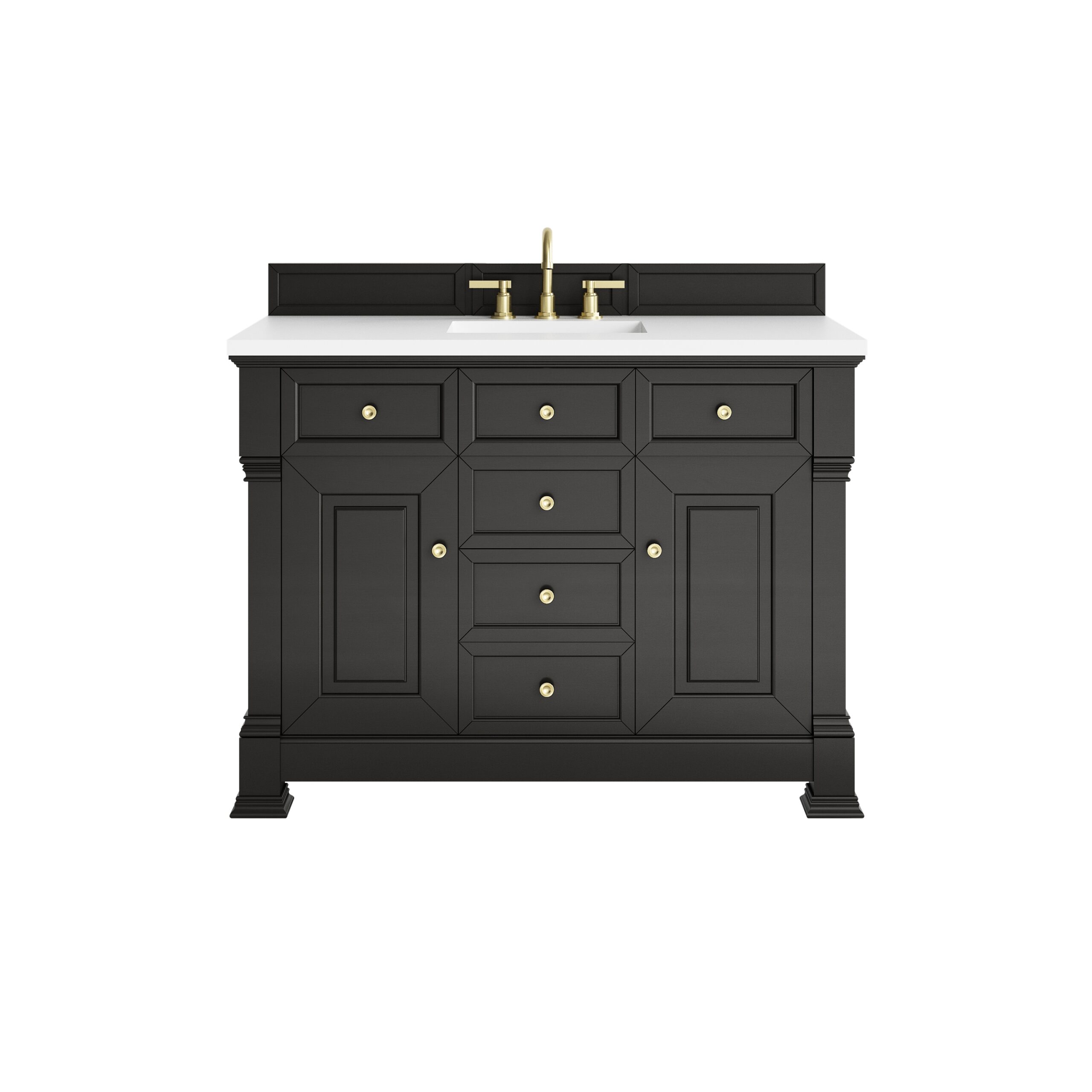 Brookfield 48" Single Vanity, Black Onyx