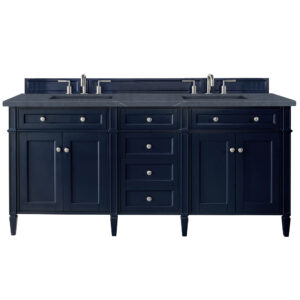Brittany 72" Double Vanity, Victory Blue