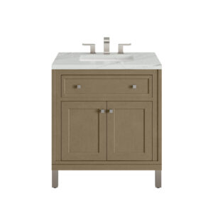 Chicago 30" Single Vanity, Walnut Whisper