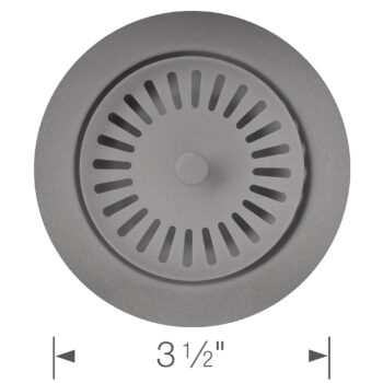 Blanco Color-Coordinated Metal Disposal Flange - Metallic Gray - Image 4