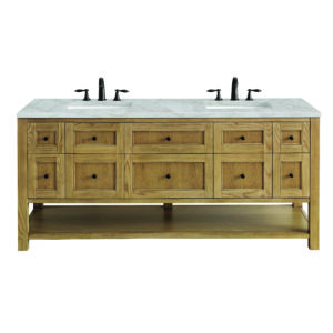 Breckenridge 72" Double Vanity, Light Natural Oak