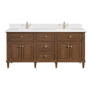 Lorelai 72"Double Vanity, Mid-Century Walnut