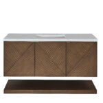 Marcello 48" Single Vanity, Chestnut