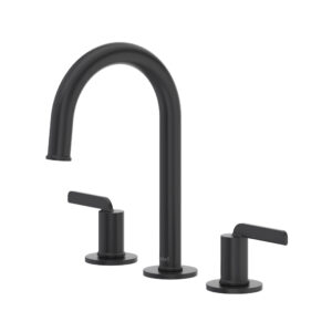 Riobel Authentica™ Widespread Lavatory Faucet With C-Spout In Black