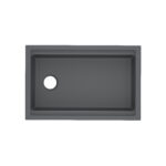ROHL Allia™ 30" Fireclay Undermount Chef/Workstation Sink In Satin Grey