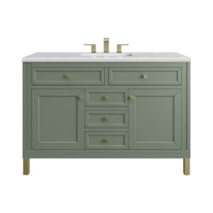 Chicago 48" Single Vanity, Smokey Celadon