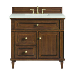 Lorelai 36" Single Vanity, Mid-Century Walnut
