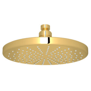 ROHL 8″ Rain Showerhead In Unlacquered Brass