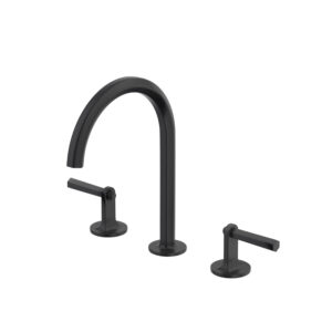 ROHL Modelle™ Widespread Lavatory Faucet With C-Spout In Matte Black