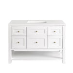 Breckenridge 48" Single Vanity, Bright White