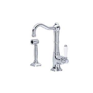 ROHL Acqui® Kitchen Faucet With Side Spray In Polished Chrome