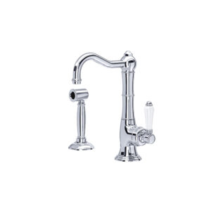 ROHL Acqui® Kitchen Faucet With Side Spray In Polished Chrome