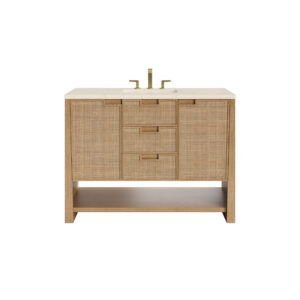 Solene 48" Single Vanity, Seaside Oak