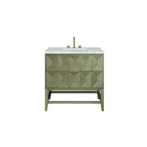 Emmeline 36" Single Vanity, Pebble Oak