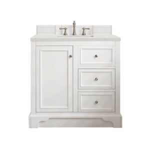 De Soto 36" Single Vanity, Bright White