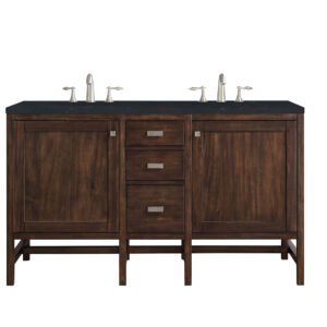 Addison 60" Double Vanity, Mid-Century Acacia
