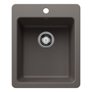 Blanco Liven SILGRANIT 17″ Dual Mount Bar Sink – Volcano Gray