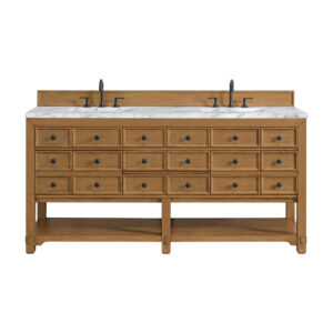 Malibu 72" Double Vanity, Amber Birch