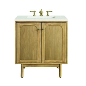 Laurent 30" Single Vanity, Light Natural Oak