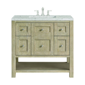 Breckenridge 36" Single Vanity, Whitewashed Oak