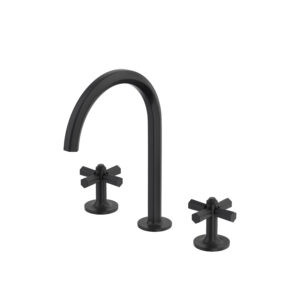 ROHL Modelle™ Widespread Lavatory Faucet With C-Spout In Matte Black