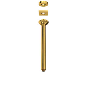ROHL 13″ Ceiling Mount Shower Arm In Unlacquered Brass