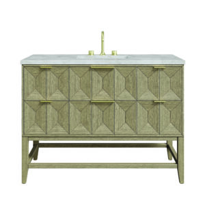 Emmeline 48" Single Vanity, Pebble Oak