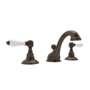 ROHL Acqui® Widespread Lavatory Faucet With Low Spout In Tuscan Brass