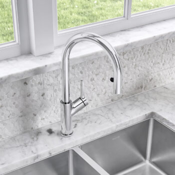 Blanco Urbena Pull-Down Dual-Spray Kitchen Faucet 1.5 GPM - Chrome - Image 3