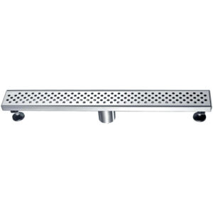 Dawn® Rhone River Series – Linear Shower Drain 24″L In Polished satin