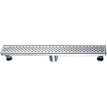 Dawn® Rhone River Series - Linear Shower Drain 24"L In Polished satin