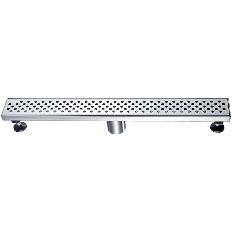 Dawn® Rhone River Series - Linear Shower Drain 24"L In Polished satin