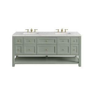 Breckenridge 72" Double Vanity, Smokey Celadon