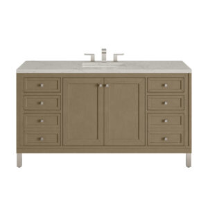 Chicago 60" Single Vanity, Walnut Whisper
