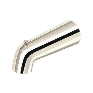 Riobel Wall Mount Tub Spout With Diverter In Polished Nickel