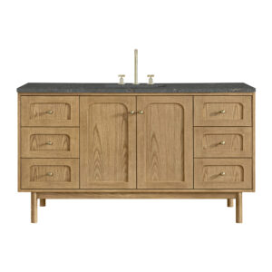 Laurent 60" Single Vanity, Light Natural Oak