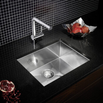 Blanco Quatrus R0 22" Single Bowl Undermount Stainless Steel Kitchen Sink - Image 3