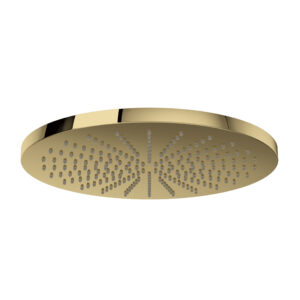 ROHL 12″ Rain Showerhead In Unlacquered Brass