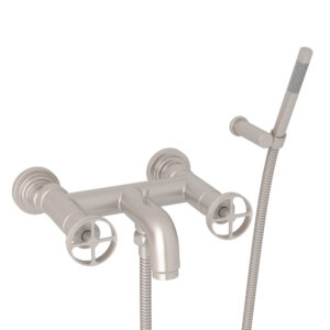 ROHL Campo™ Exposed Wall Mount Tub Filler In Satin Nickel