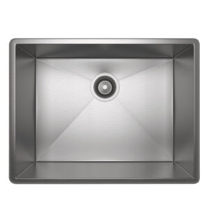 ROHL Forze™ 21″ Single Bowl Stainless Steel Kitchen Or Laundry Sink In Brushed Stainless Steel