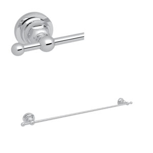 ROHL San Giovanni™ 24″ Towel Bar In Polished Chrome