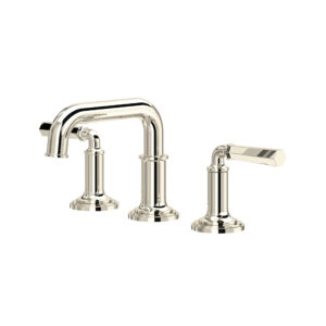 ROHL San Giovanni™ Widespread Lavatory Faucet With U-Spout In Polished Nickel