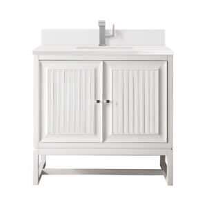 Athens 36" Single Vanity, Glossy White