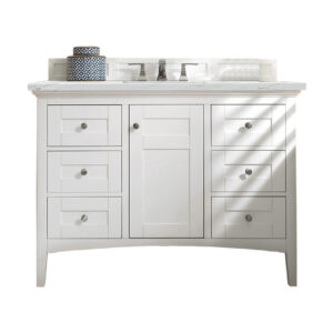 Palisades 48" Single Vanity, Bright White
