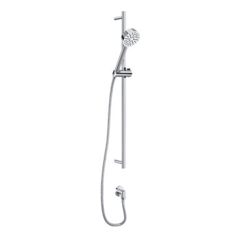ROHL Handshower Set With 31" Slide Bar and Single Function Handshower In Polished Chrome