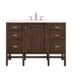 Addison 48" Single Vanity, Mid-Century Acacia