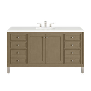 Chicago 60″ Single Vanity, Walnut Whisper