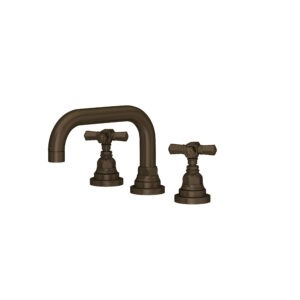 ROHL San Giovanni™ Widespread Lavatory Faucet With U-Spout In Tuscan Brass