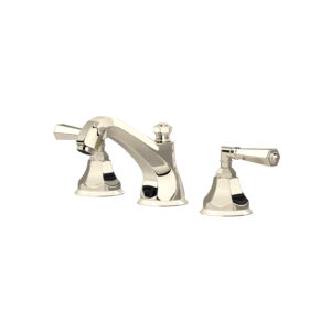 ROHL Palladian® Widespread Lavatory Faucet With Low Spout In Polished Nickel